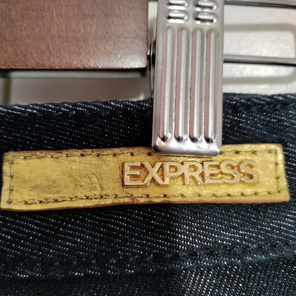 Express Stella Boot Leg Jeans Size 2 Shimmer and Embellished - Picture 10 of 10